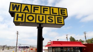 A Waffle House restaurant on March 26, 2020 in Thornton, Colorado.