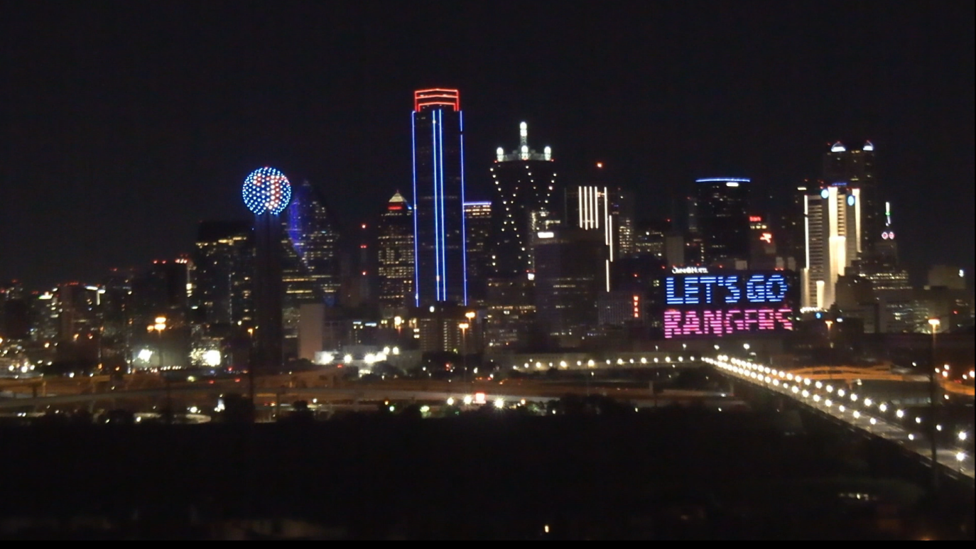 Iconic skylines celebrate the Texas Rangers World Series victory – NBC ...
