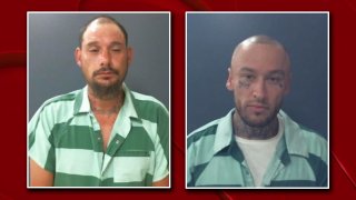 two men on the run after escaping the fannin county jail