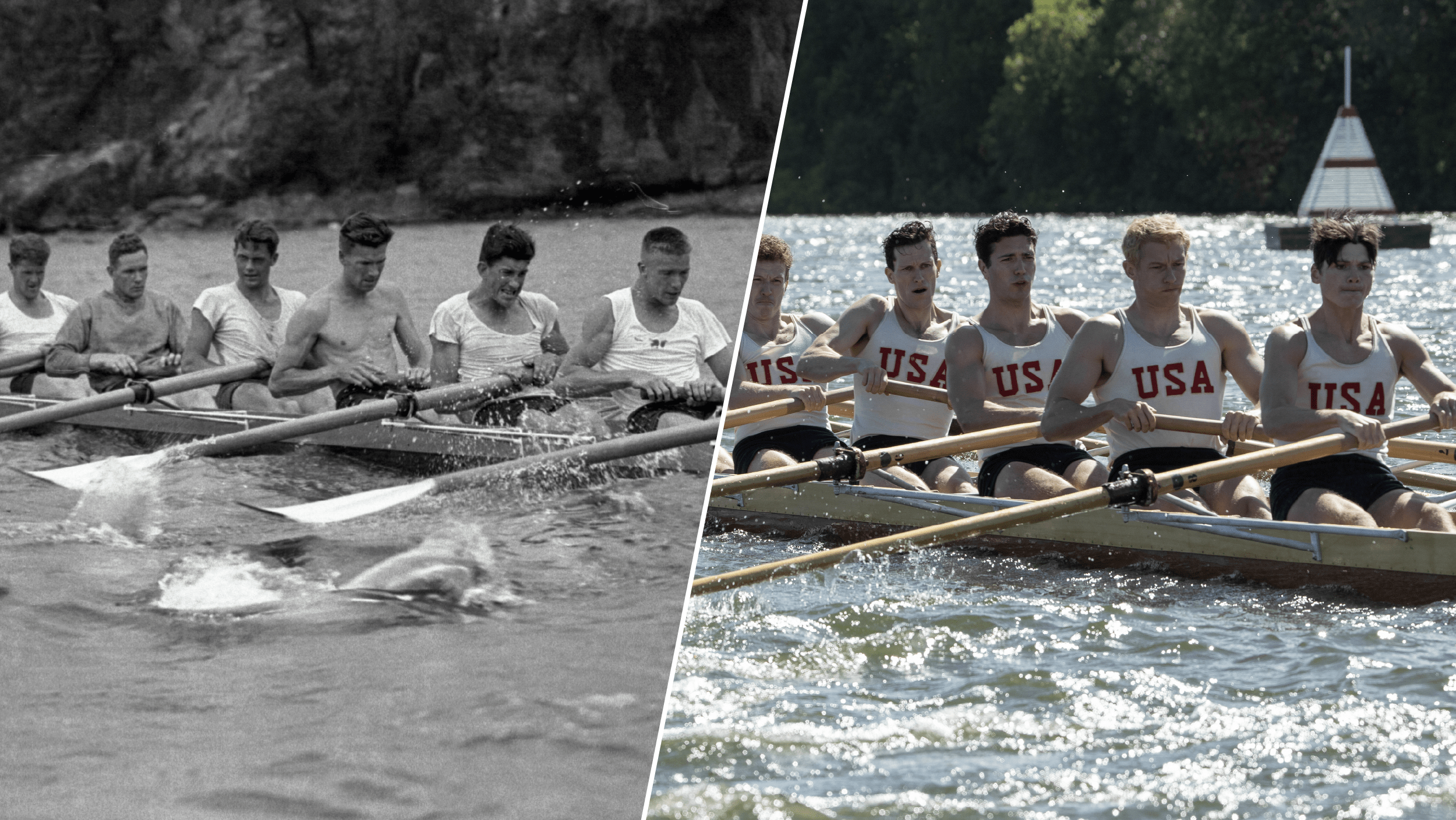 How Olympic rowing coach Terry O'Neill taught ‘The Boys in the Boat'
actors to row