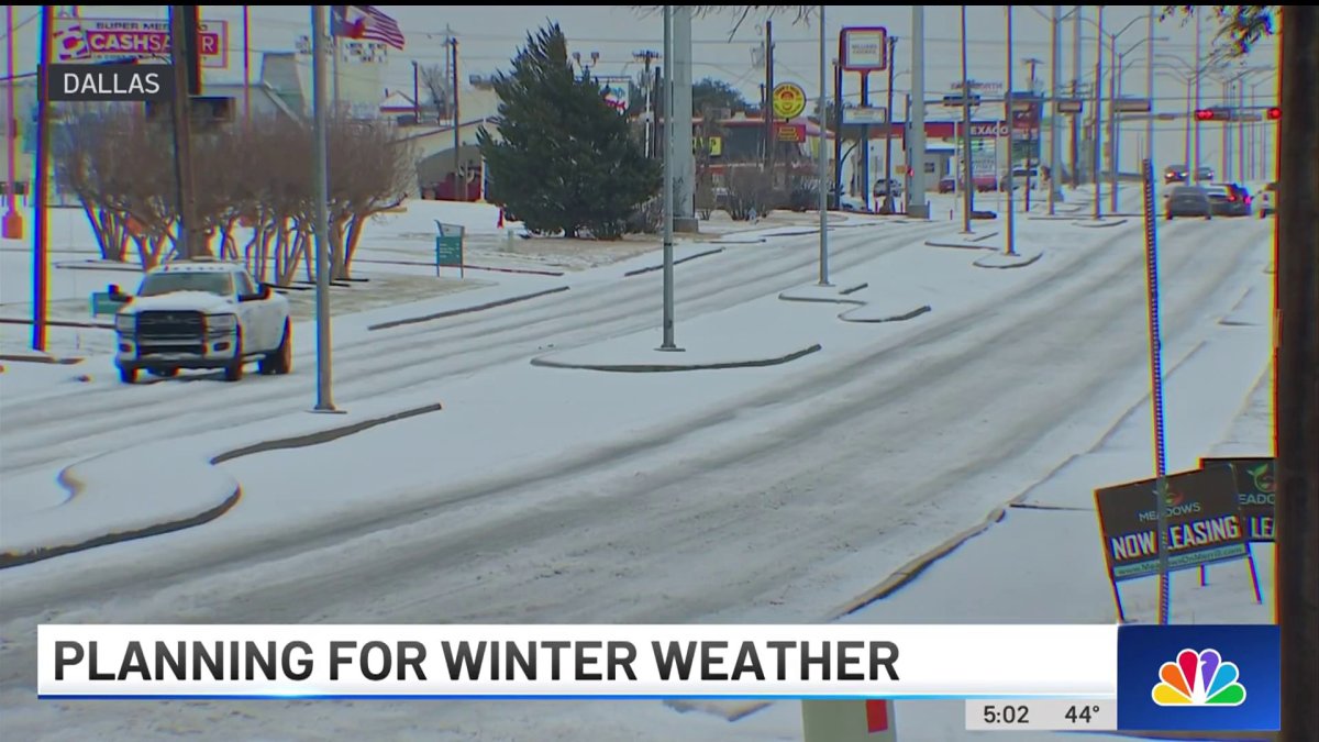 Dallas planning for winter weather on the roads – NBC 5 Dallas-Fort Worth