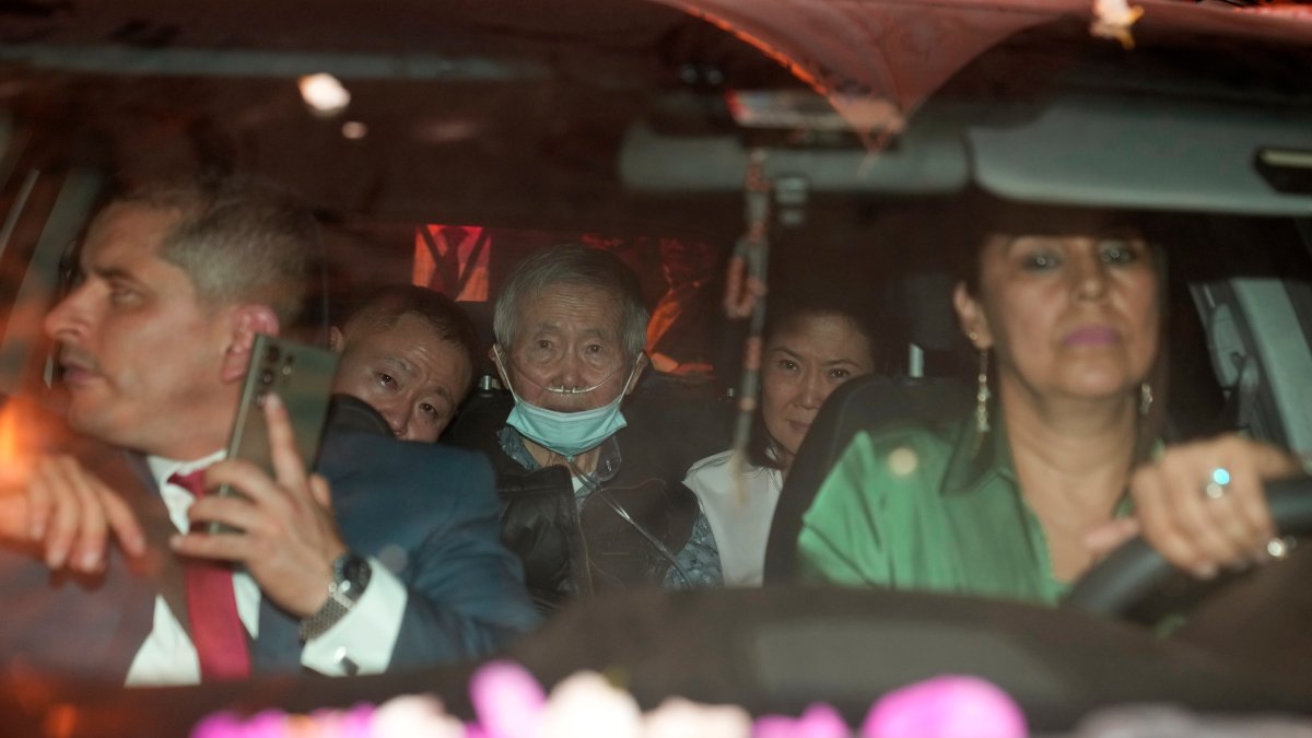 Former Peruvian President Alberto Fujimori freed from prison on humanitarian grounds