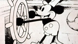 Steamboat Willie, lobbycard, Mickey Mouse