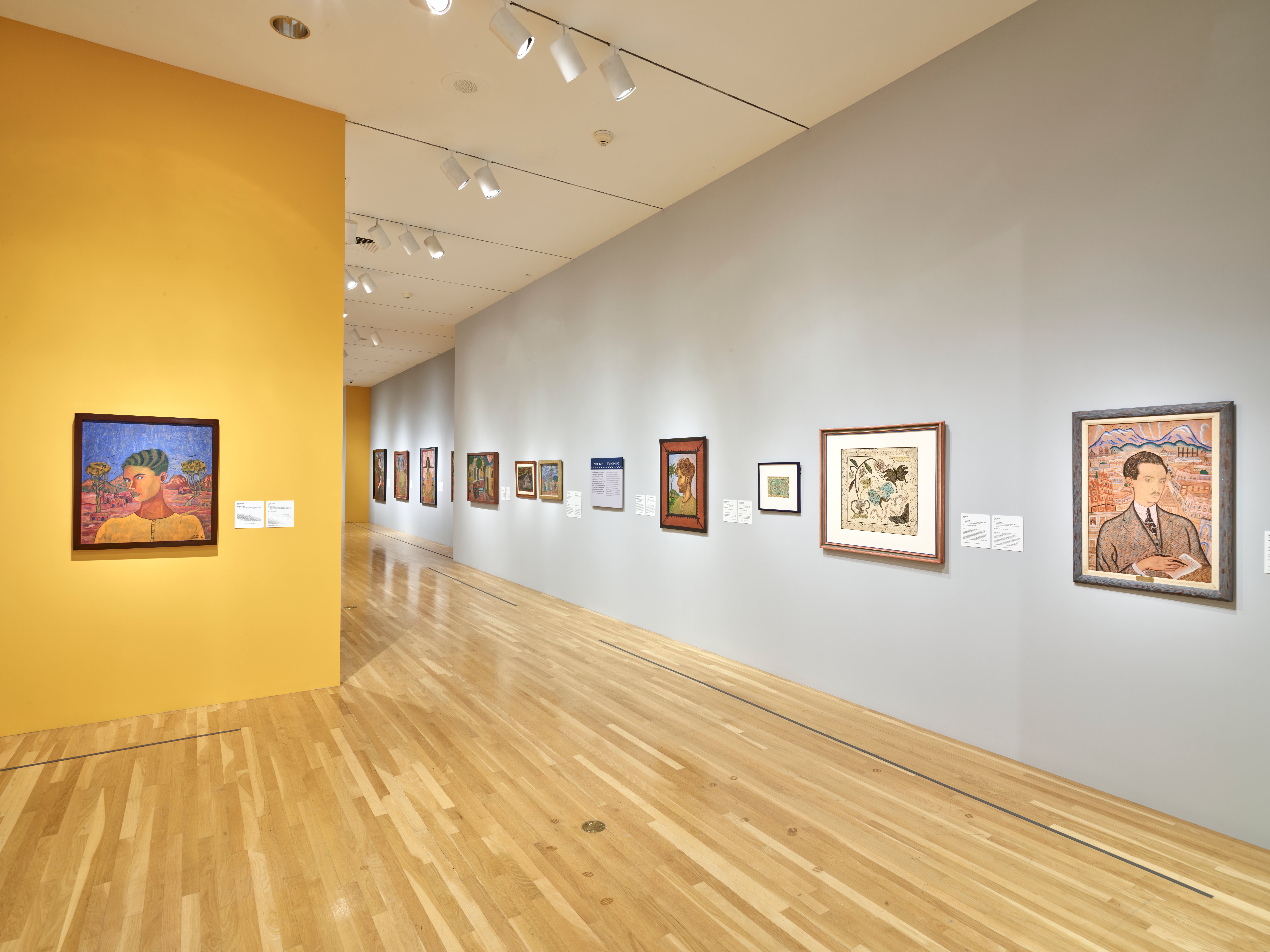 Dallas Museum of Art Abraham Angel exhibition interior 1