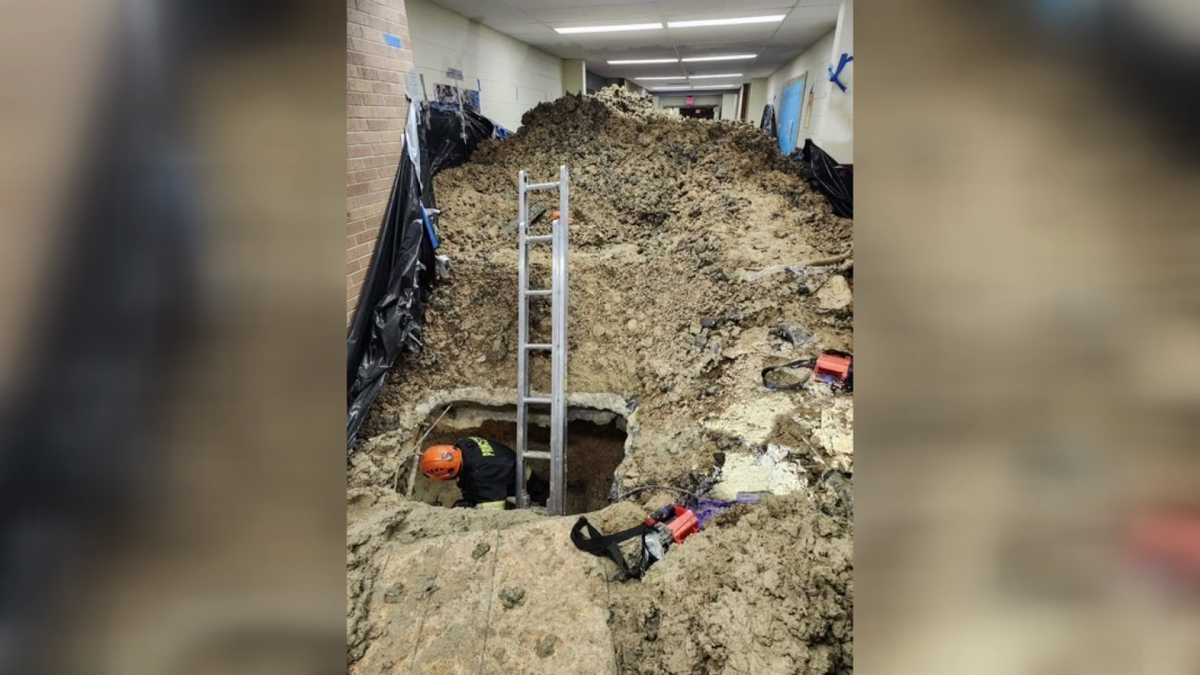 Workers rescued from trench collapse at North Texas middle school
