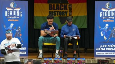 Dallas Mavericks kick off reading challenge program