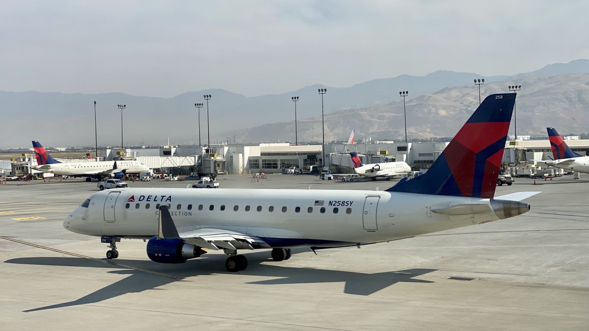 Man found dead inside plane engine at Salt Lake City airport