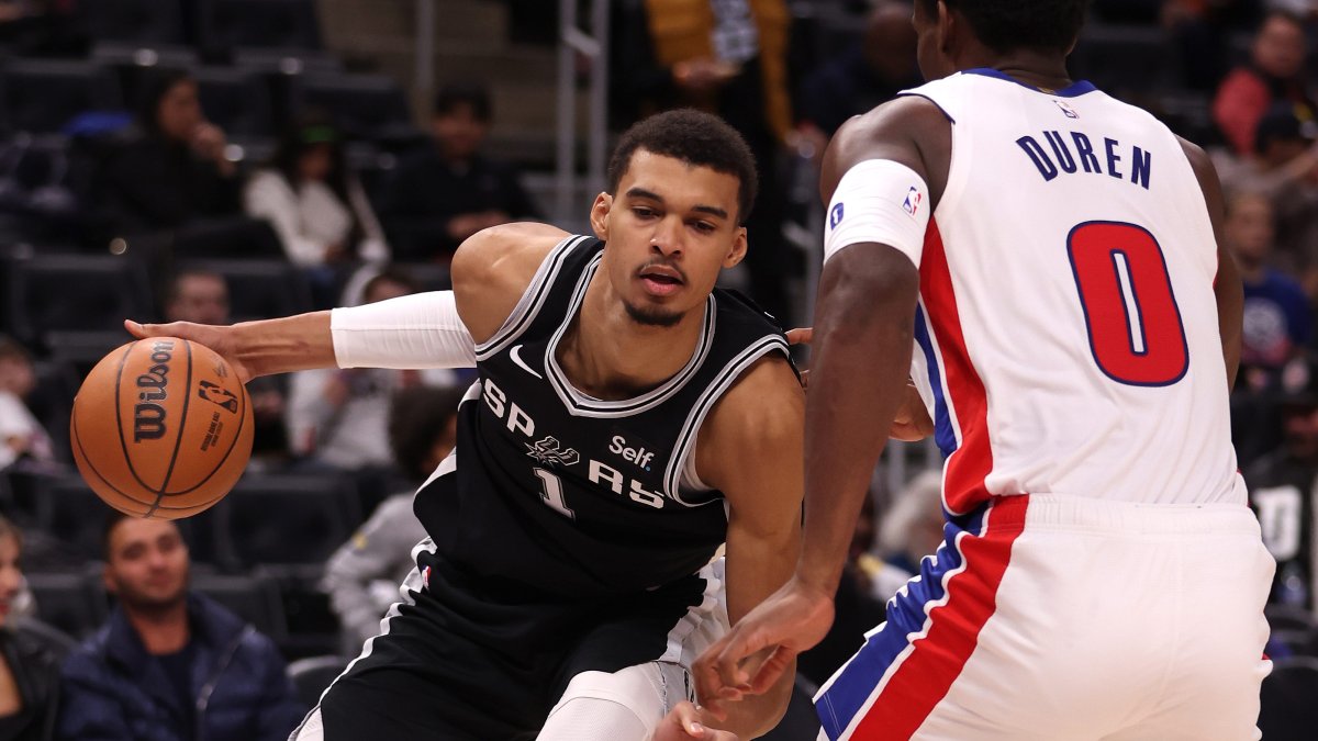Spurs’ Wemby youngest ever center to record tripledouble NBC