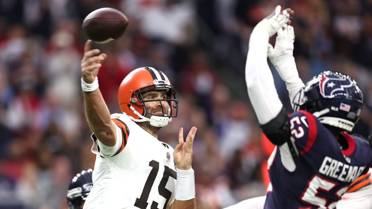 Browns’ Joe Flacco throws rare backtoback picksixes vs. Texans NBC