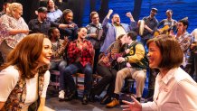 Touring cast of Come From Away 2023 Broadway Dallas