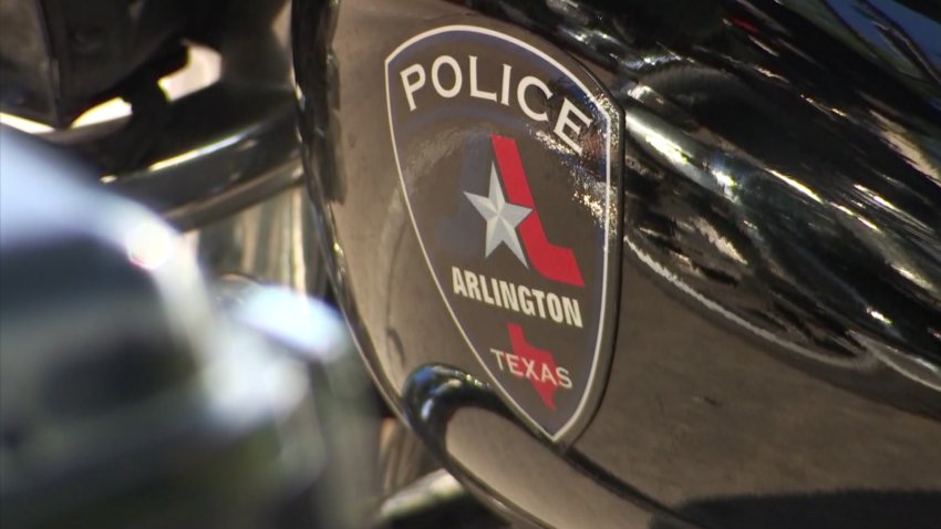 Arlington Police motorcycle, file photo