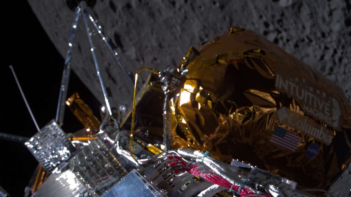 Odysseus spacecraft is on its side on the moon, company says - Vimarsana News