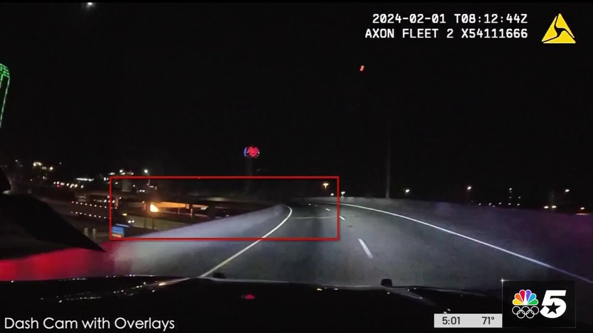 Car flies off I-35 ramp in Dallas during police chase killing 4 – NBC 5 ...