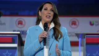 Ronna McDaniel, Chair of the Republican Party, delivers remarks during the FOX Business Republican Primary.