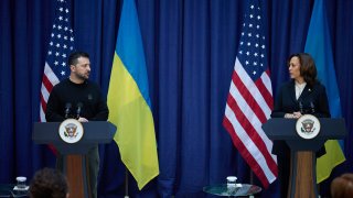 US Vice President Kamala Harris - Volodymyr Zelenskyy meeting in Munich