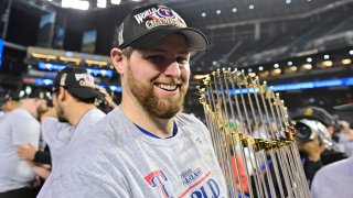 Jordan Montgomery agrees to 1-year deal to rejoin the Rangers – NBC 5 Dallas-Fort Worth