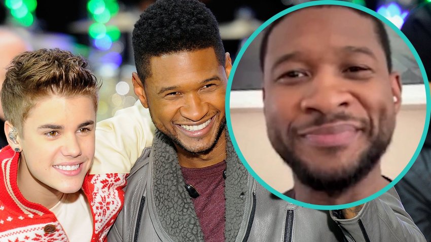 Usher confirms Justin Bieber Super Bowl talk