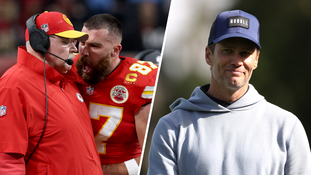 Tom Brady weighs in on Travis Kelce and Andy Reid’s Super Bowl exchange