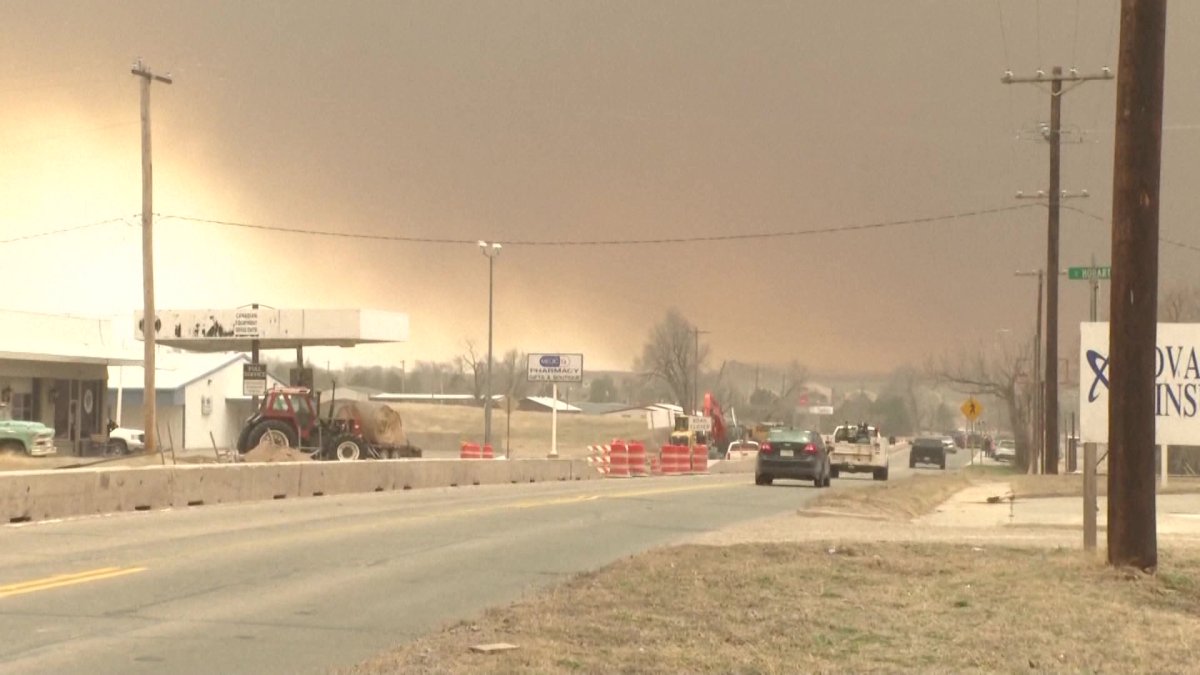 Rapidly expanding wildfires in the Texas Panhandle prompt evacuations