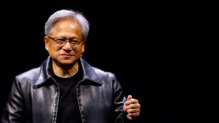 Nvidia Corp CEO Jensen Huang speaks at the COMPUTEX forum in Taipei, Taiwan May 29, 2023.