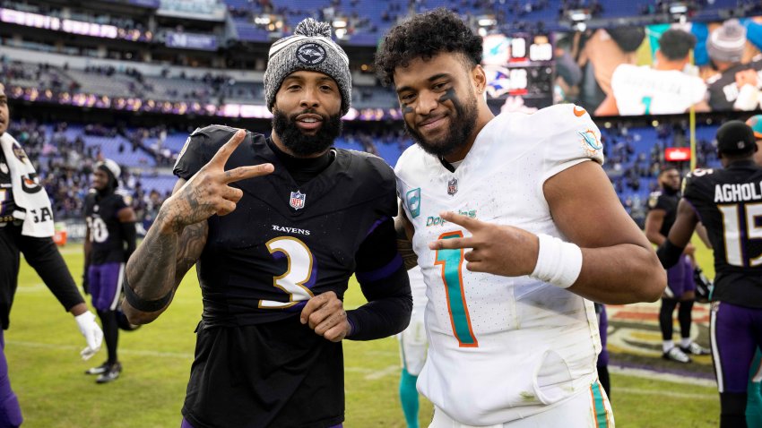 Odell Beckham Jr. and Tua Tagovailoa