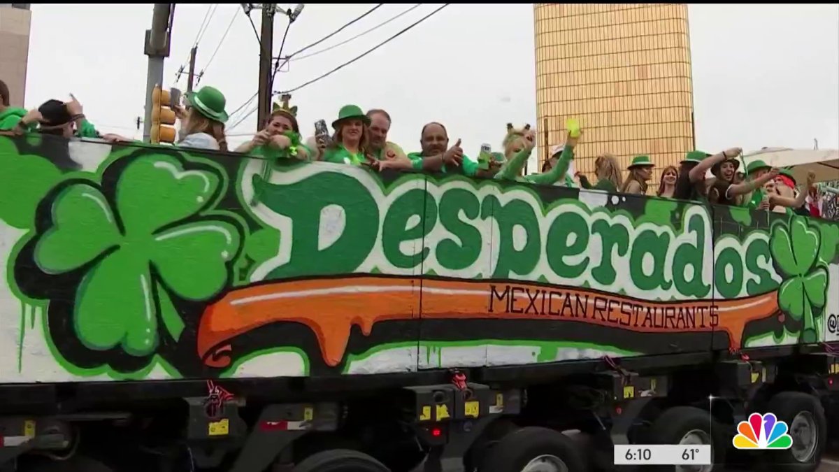 Dallas Mavs St Paddys Parade Keeps Going Despite Rainy Weather Nbc 5 Dallas Fort Worth 0738