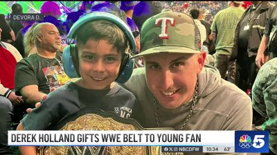 Former Texas Rangers pitcher surprises 6-year-old