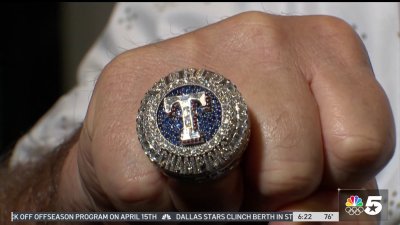 Check out the Texas Rangers' World Series Championship ring unveiling