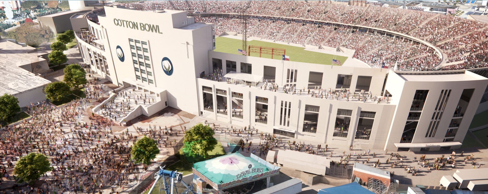 Cotton Bowl Stadium to undergo largest renovation in its 84-years.
What's changing?