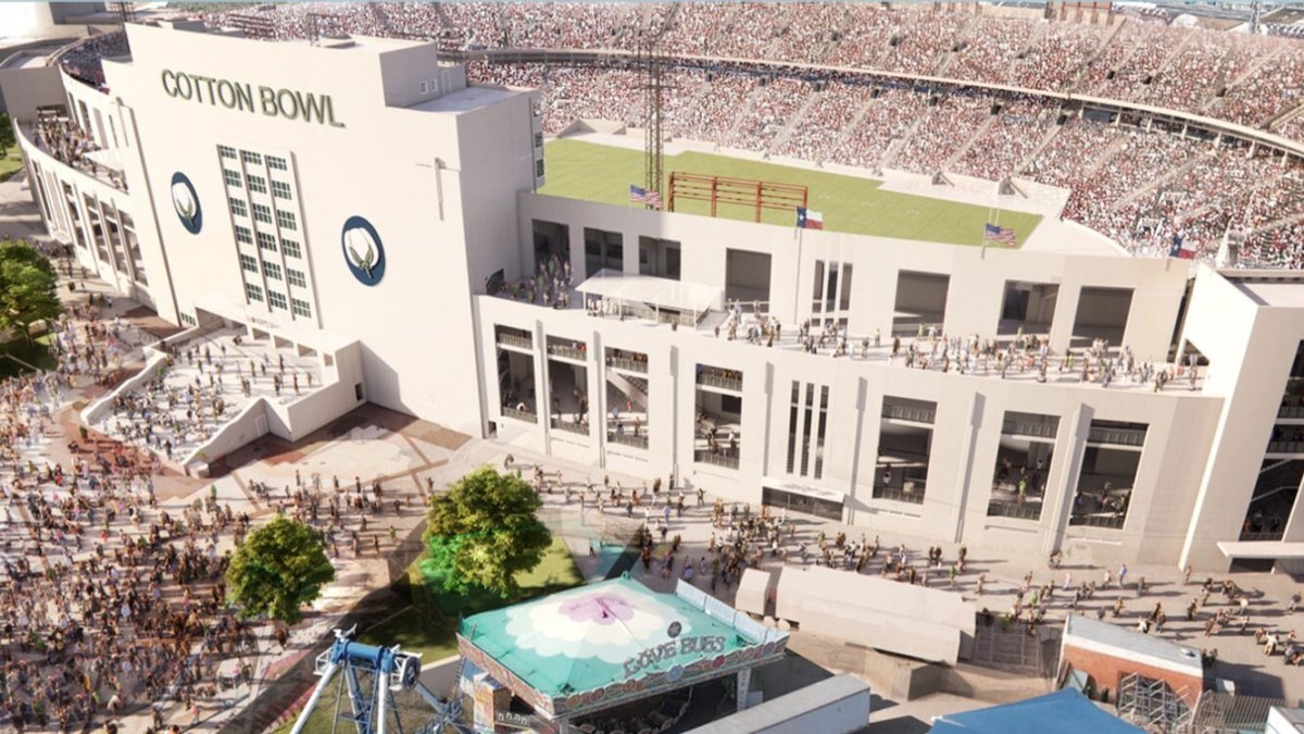 Dallas plans largest renovation ever of iconic Cotton Bowl Stadium