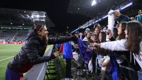 Baby holding hard seltzer can during USWNT-Colombia game goes viral