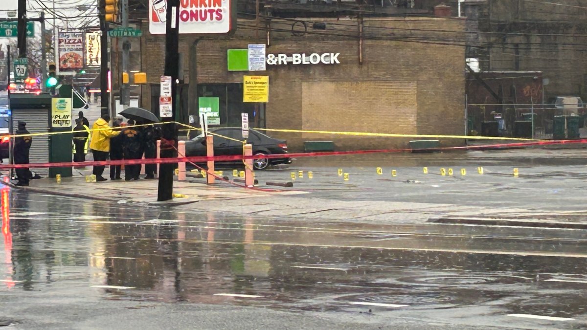 8 teens injured, 1 critically, after mass shooting near Philadelphia bus stop, police say
