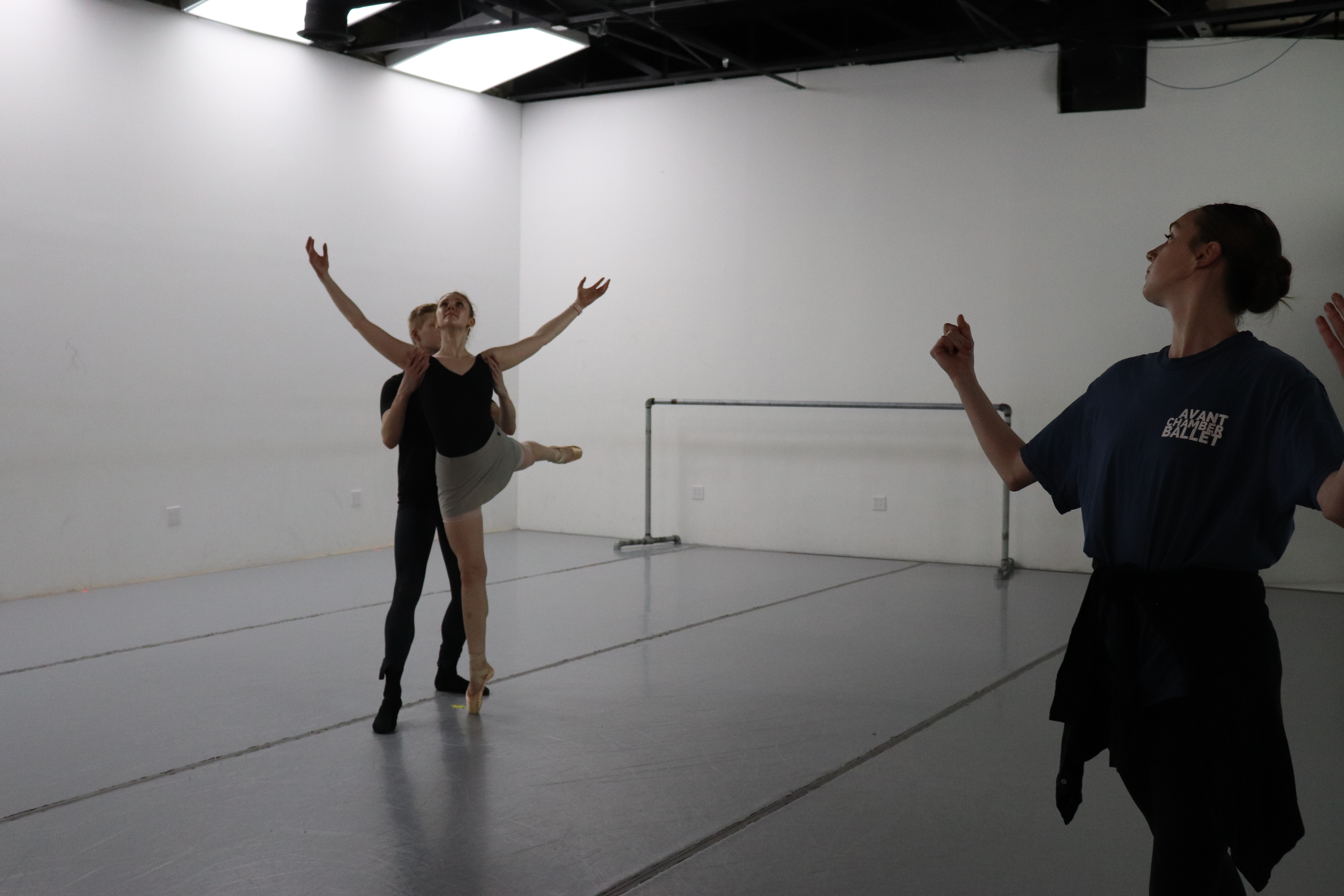 Avant Chamber Ballet Women's Choreography Project rehearsal 2