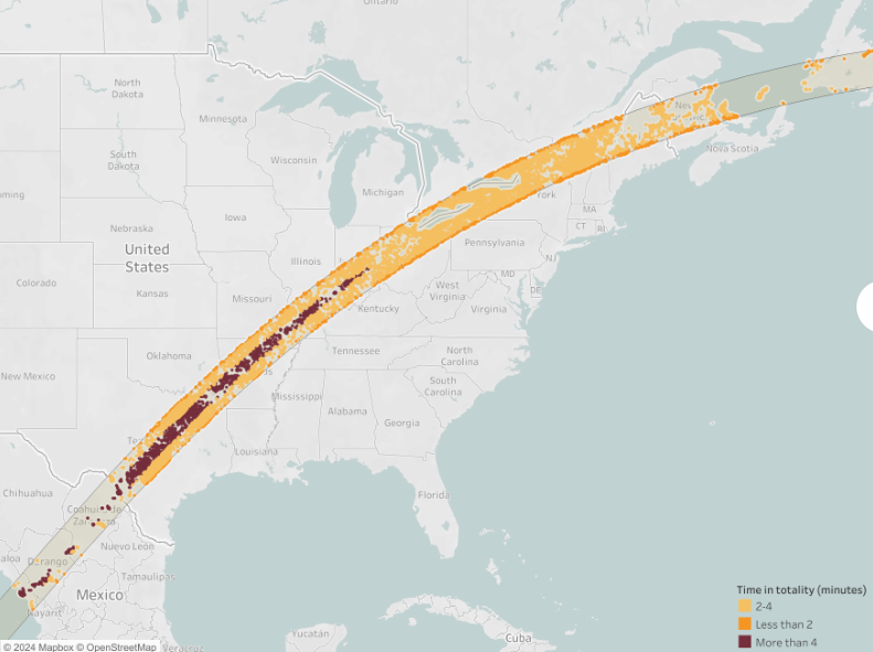 Eclipse 2024 Texas Cities Sammy Coraline