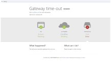 A gateway timeou error (Code 504) was received when trying to visit the Tarrant Appraisal District's website on Thursday, March 21, 2024. The error indicates a problem communicating between servers and the communciation timing out.