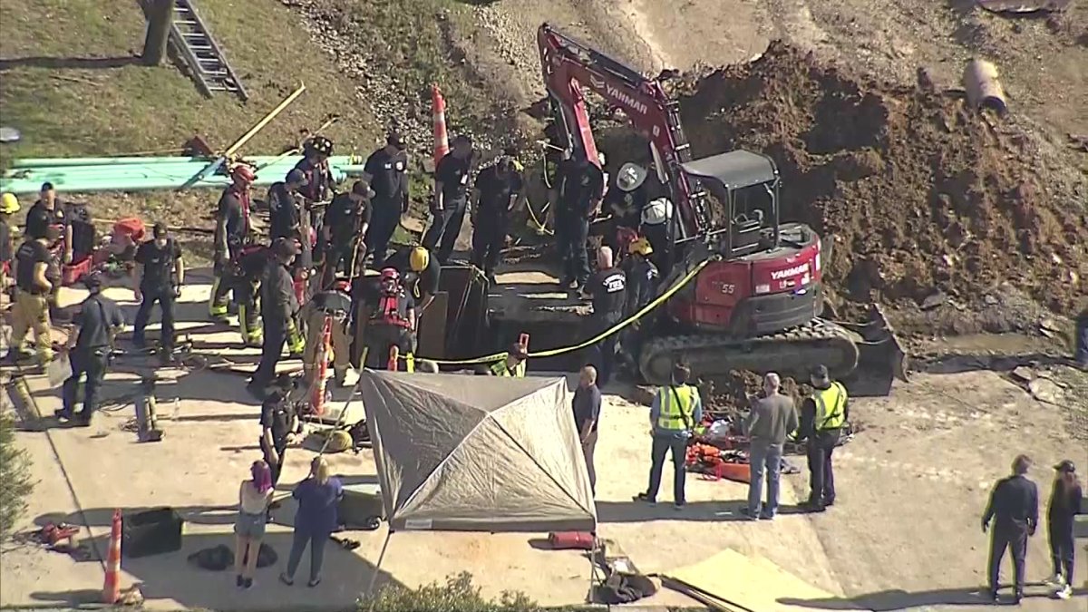 Contractor buried when trench collapses in Lewisville