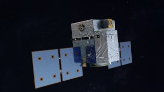 A render of Sierra Space’s Velocity satellite bus