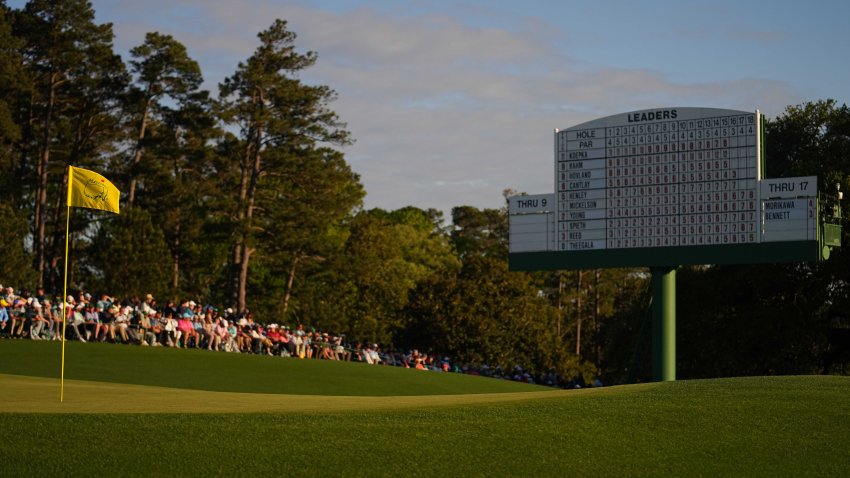 Masters leaderboard