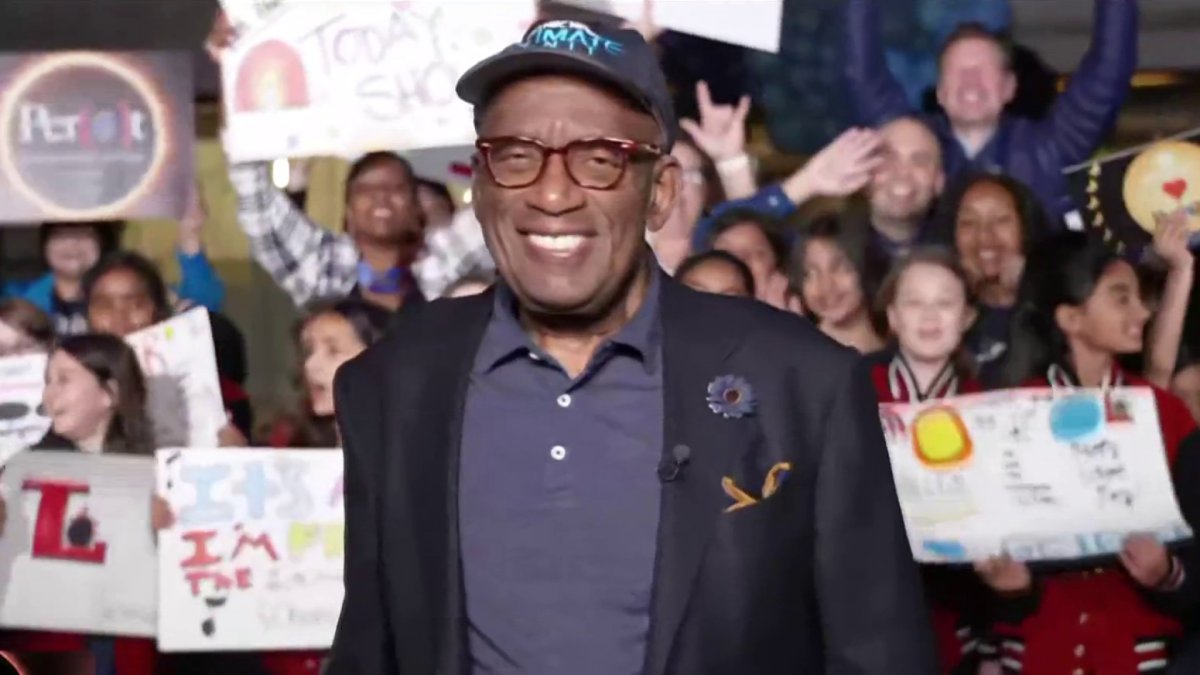 Al Roker attends event at Perot Museum to celebrate the total solar ...