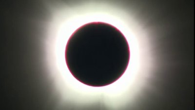 WATCH: Solar eclipse reaches totality over North Texas