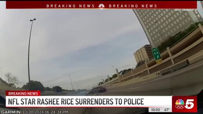NFL player Rashee Rice surrenders to police