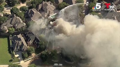 Crews battle Frisco house fires