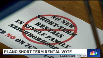 The discussion over short-term rentals continues in Plano