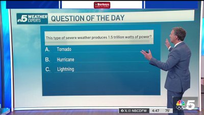 Weather Quiz: Severe weather