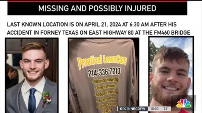 Forney man disappears after crashing car