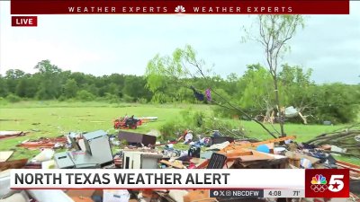 ‘My house, gone,' Texas resident recounts returning home after reports of a tornado