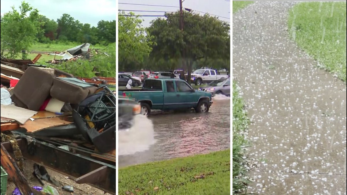 Severe Storms Bring Tornadoes Flash Flooding Hail And Lightning To