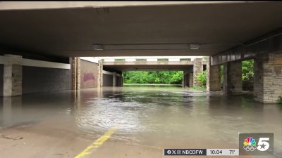Heavy rainfall affects parts of DFW, Kaufman County