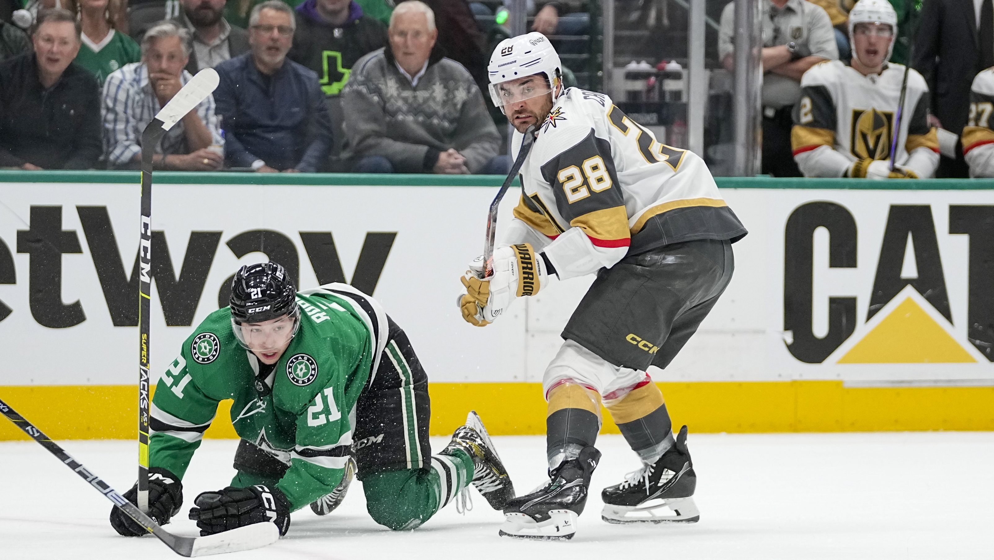 Defending champion Golden Knights beat Stars 3-1, take 2-0 series lead
home to Vegas