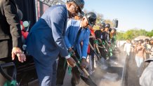 Forest Theater groundbreaking Senator Royce West